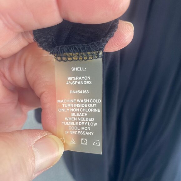 Calvin Klein Dress Womens 4 Black Tank Maxi Full Skirt Elastic Waist Pullover - Picture 6 of 9